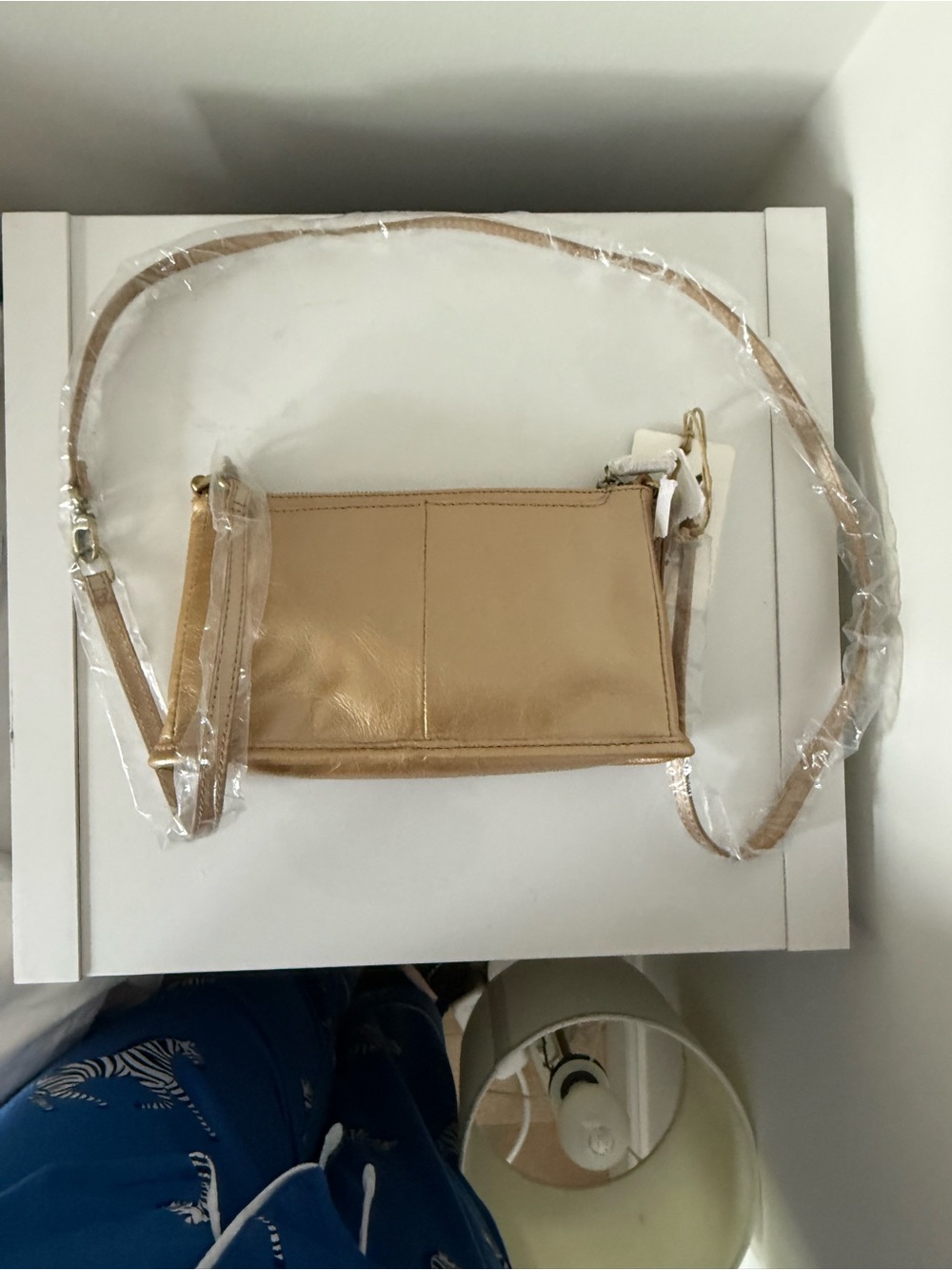 NWT - HOBO - Gold Dust Genuine Leather Crossbody Bag - Picture 2 of 8